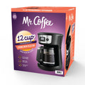 Mr. Coffee 12 Cup Programmable Coffee Maker with Strong Brew, Stainless