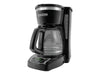 BLACK+DECKER 12-Cup Digital Coffee Maker, Programmable, Washable Basket Filter, Sneak-A-Cup, Auto Brew, Water Window, Keep Hot Plate, Black