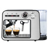 Espresso Machine 20 Bar with Milk Frother, Semi-Automatic Latte & Cappuccino Coffee Maker Duo-cup 33oz/1L Removable Water Tank for Home/Office, 1450W, Stainless Steel